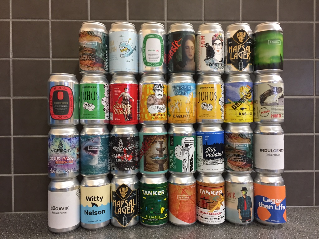 canned craft beer